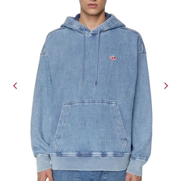 DIESEL DENIM HOODIE - Picture 2 of 4